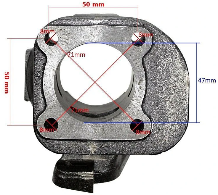 Other MINARELLI AC HORIZONTALUS CILINDRAS 47 mm SU TINPINIMO GALVUTE