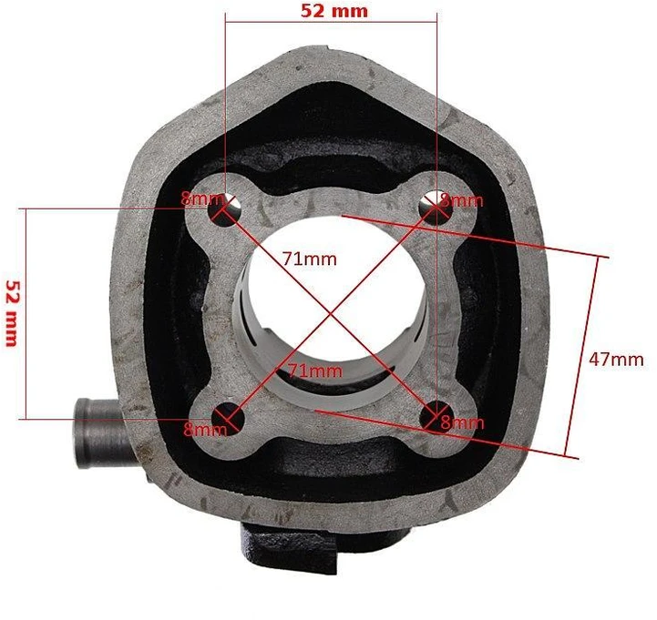 Other MINARELLI LC 47 mm cilindras su tiuningo Taivano galvute
