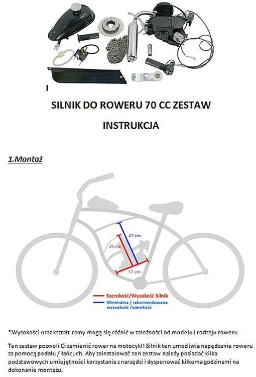 Other MOTOCIKLO VARIKLIO 80 2T RINKINYS