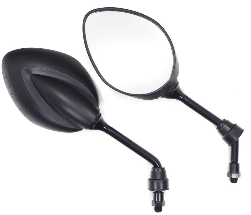 Other MOTOCIKLO VEIDRODĖLIAI MOTOROLERIUI, ATV, MOPEDUI Juodas M10 OXF-1446 E11 KOMPLEKTAS OX