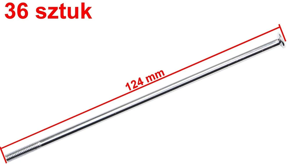 Other MZ ETZ ES TS 250 GALINIŲ RATŲ STIPINAI 16'' 121mm CHROMUOTI 36 vnt.