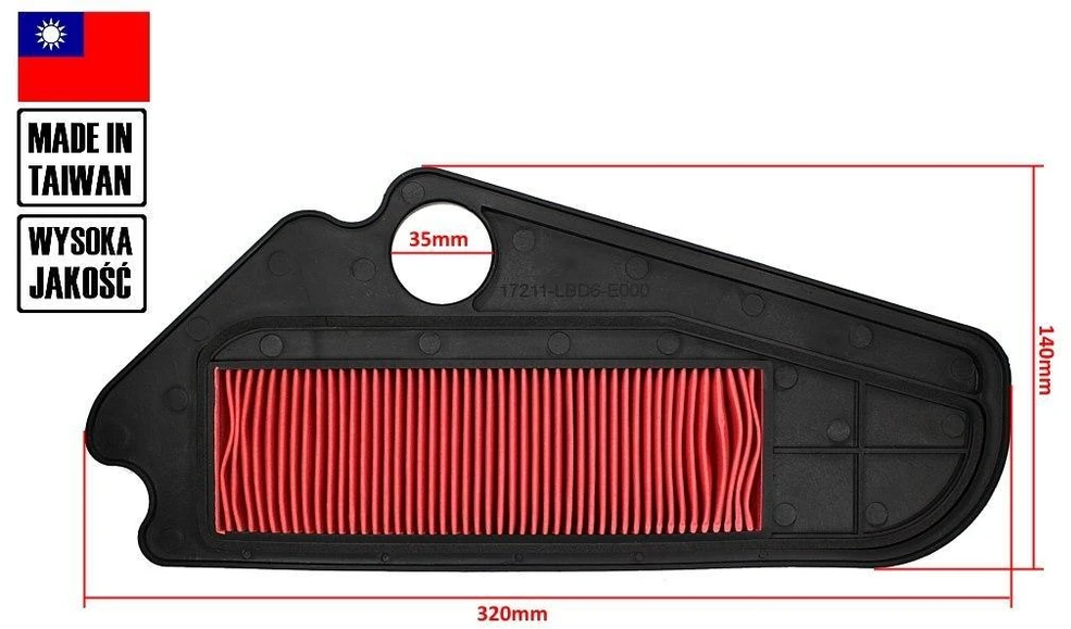 Other ORO FILTRO ELEMENTAS KYMCO AGILITY RS 50 TAIWAN