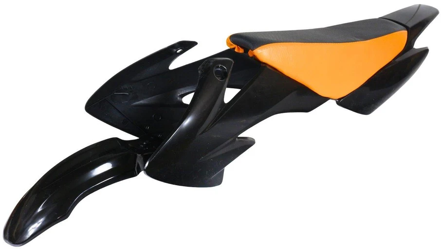 Other PLASTIKI CROSS 125 JUODOS IR ORANŽINĖS SOFOS UŽVALKALAI