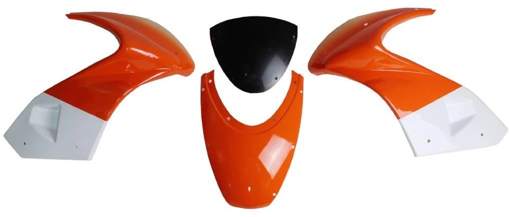 Other PLASTIKINĖ PRIEKINĖ KIŠENĖ ORANŽINĖ/BALTA HB