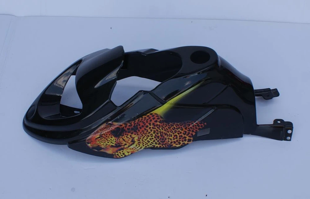 Other Plastikinis priekinis juodas keturratis „Leopard 125“ žavingas