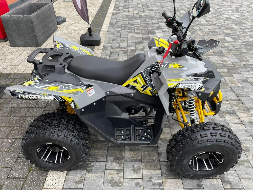 Other QUAD ATV 125 SEEYA PAROON P6 PILKAI GELTONI KARTUARAI 1+1 8'' ALUMINIUMINIAI RANTAI
