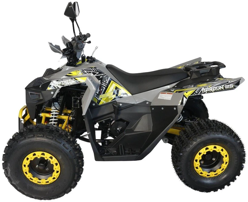 Other QUAD ATV 125 SEEYA PAROON P6 PILKAI GELTONI 1+1 8 colių PLIENINIAI RATAI