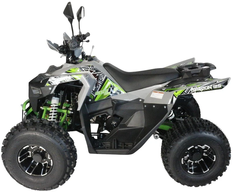 Other QUAD ATV 125 SEEYA PAROON P6 PILKAI ŽALIA 1+1 GEEARS 8'' ALUMINIUMINIAI ratlankiai