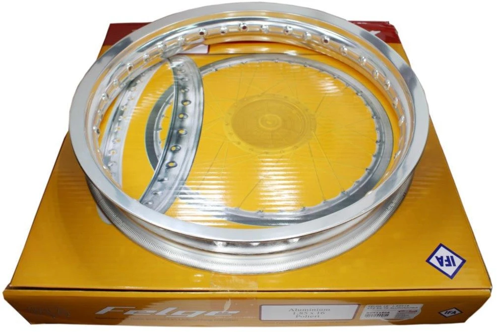 Other RATLANKIS 16'' 1.85x16 MZ ES175 ES175/1 ES175/2 ES250 ES250/1 ES250/2 ES300 TS250 PRIEKINIS ALIUMINIS ANODUOTO IFA DE