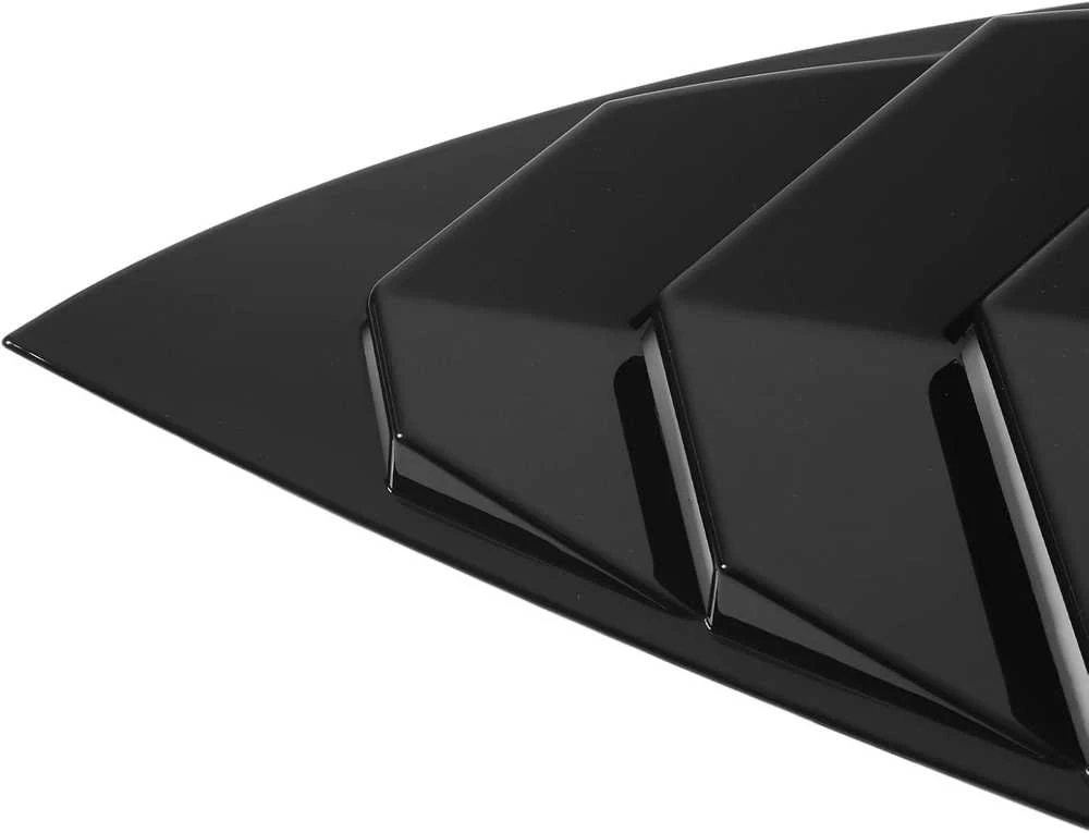 Other Šoninio lango spoileris "Tesla Model Y" 2021-2023 m. modeliui - 2 vnt. ABS trikampio dangtelis, juodas