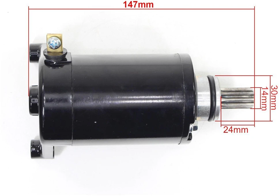 Other STARTERIS SUZUKI MARAUDER GN/GZ/GS 125 9z Juodas JT