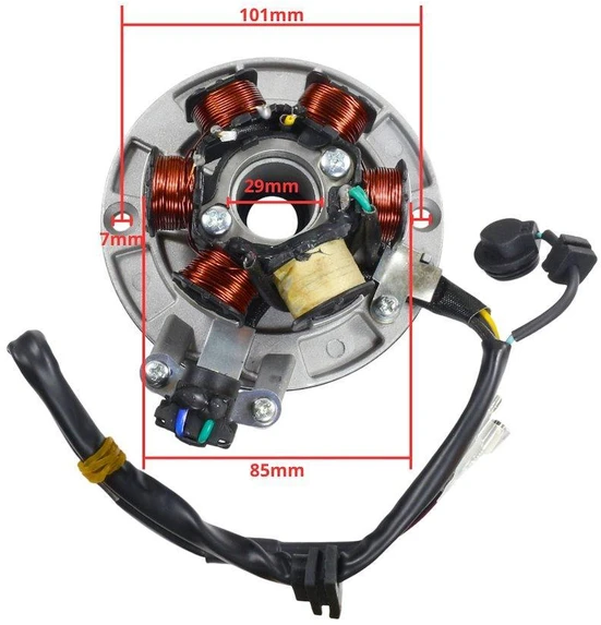 Other UŽDEGIMO ĮTAISAS STATORIAUS KRYŽIAUS YX140 APOLLO KAYO JUNAK ZIPP MRF 1P56FMJ + MAGNETO