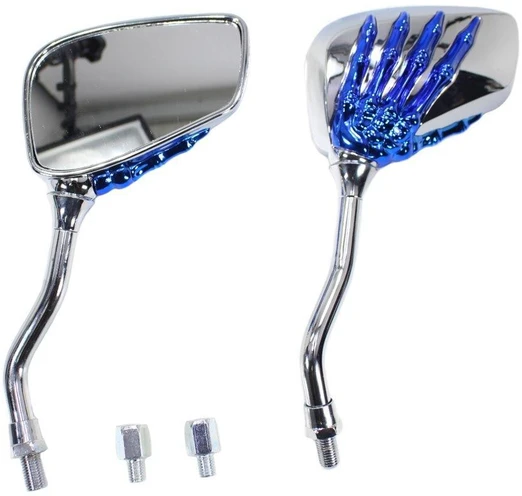 Other VEIDRODĖLIAI M10 M8 CHROMUOTI TRUMPI CHOPPER BONE SC