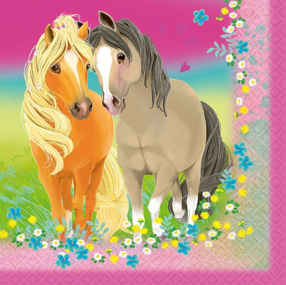 Other Vienkartinių indų rinkinys Pretty Poney (36 vnt.)
