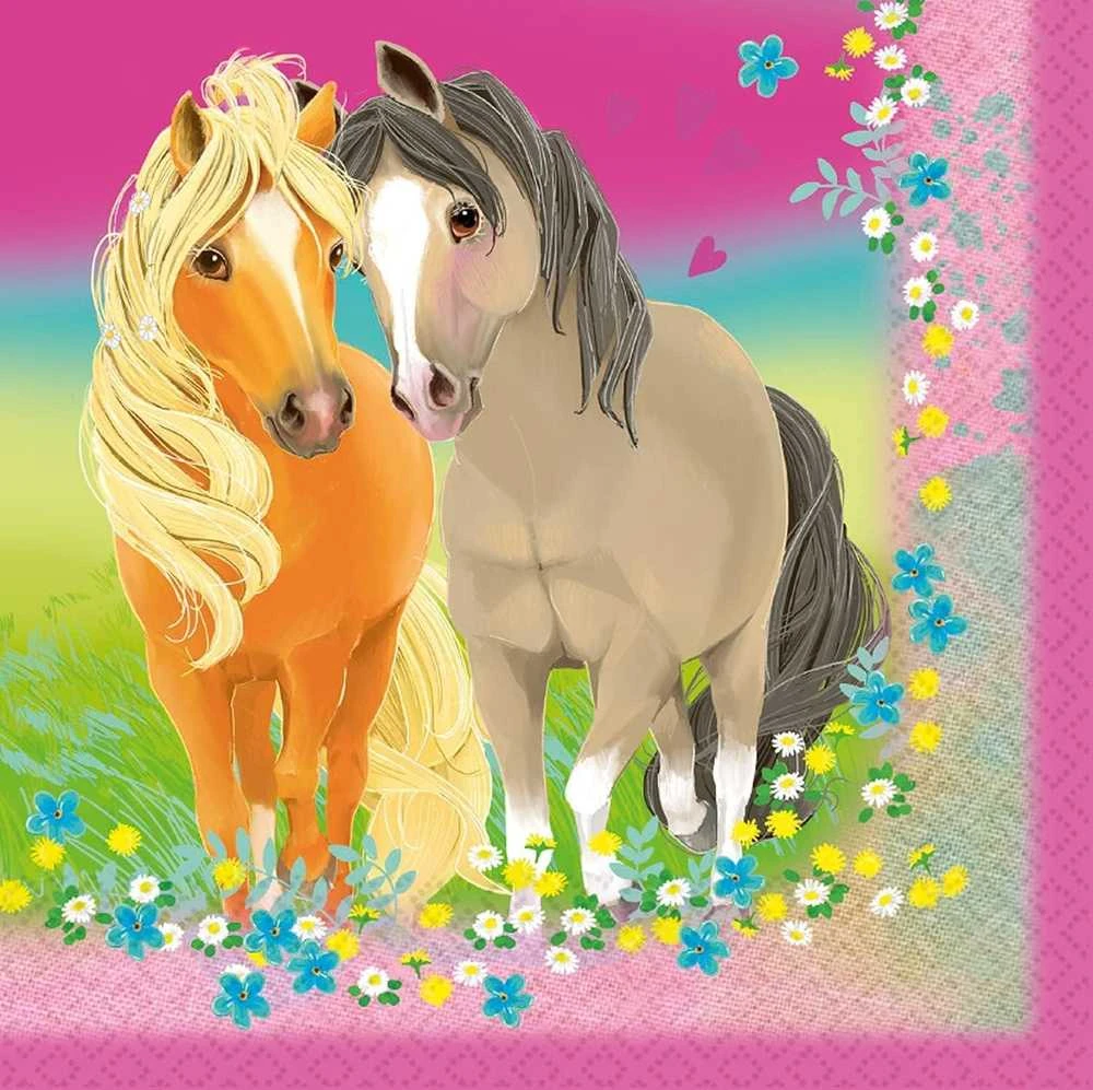 Other Vienkartinių indų rinkinys Pretty Poney (36 vnt.)