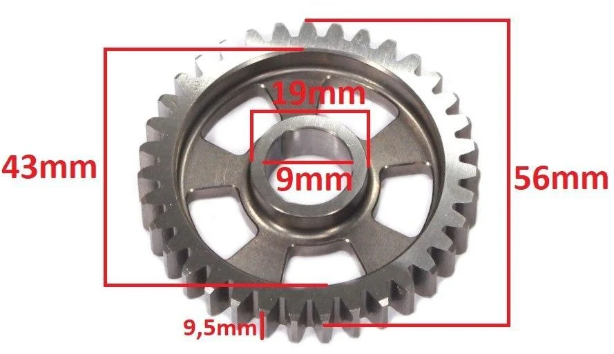 Other WSK 125 1st Gear 35z DUELLS DI GEARBOX MODE