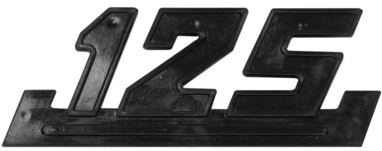 Other WSK 125 Juodas ŠONINIS ŽENKLO EMBLEMA