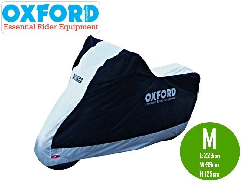OXFORD AQUATEX M MOTOCIKLO UŽDANGALAS, SIDABRINIS, VANDENIUI ATSPARUS
