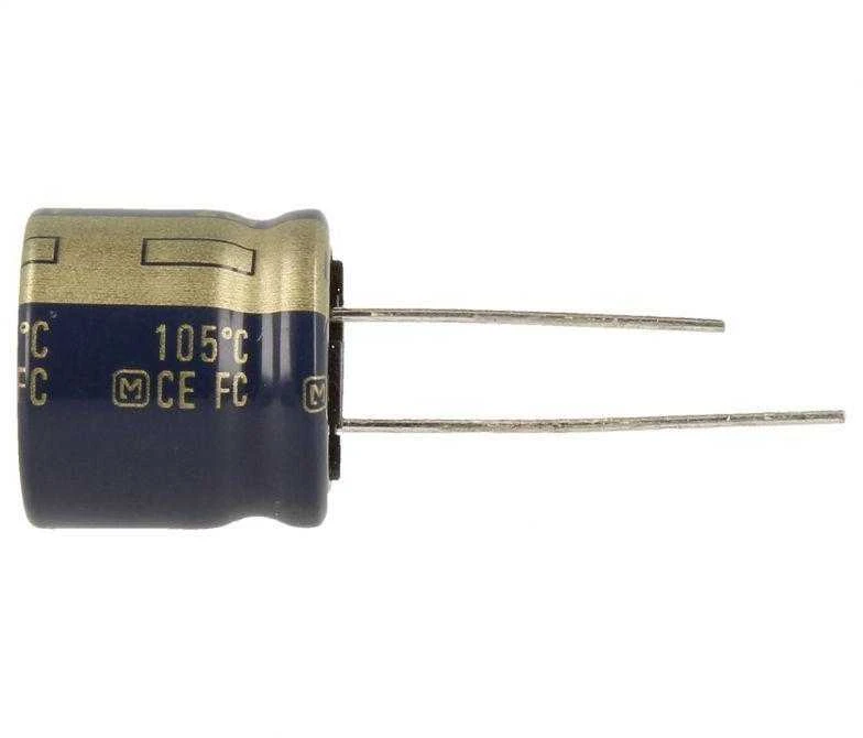 Panasonic Radialinis Kondensatorius 105░ Žemas Impedansas 15x16mm BMW 3er 5er 7er E36 E46 E90 E91 E92 E93