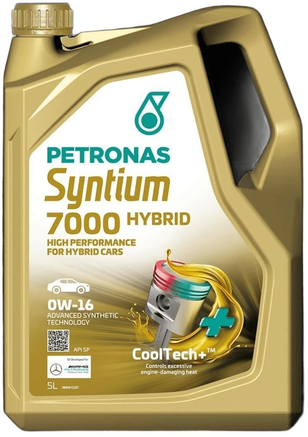 PETRONAS variklio alyva SYNTIUM 7000 HYBRID 0W-16 SN 5L