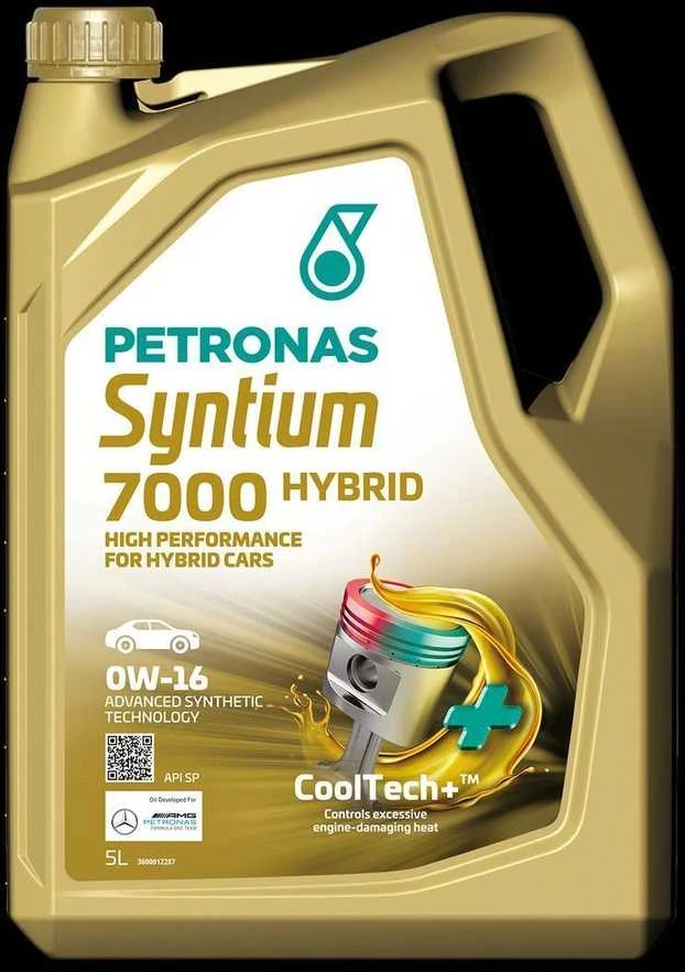 PETRONAS variklio alyva SYNTIUM 7000 HYBRID 0W-16 SN 5L