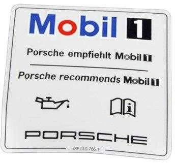 Porsche 718 991 992 Mobil 1 Aitvaros Lipdukas Originalus 7PP010786T