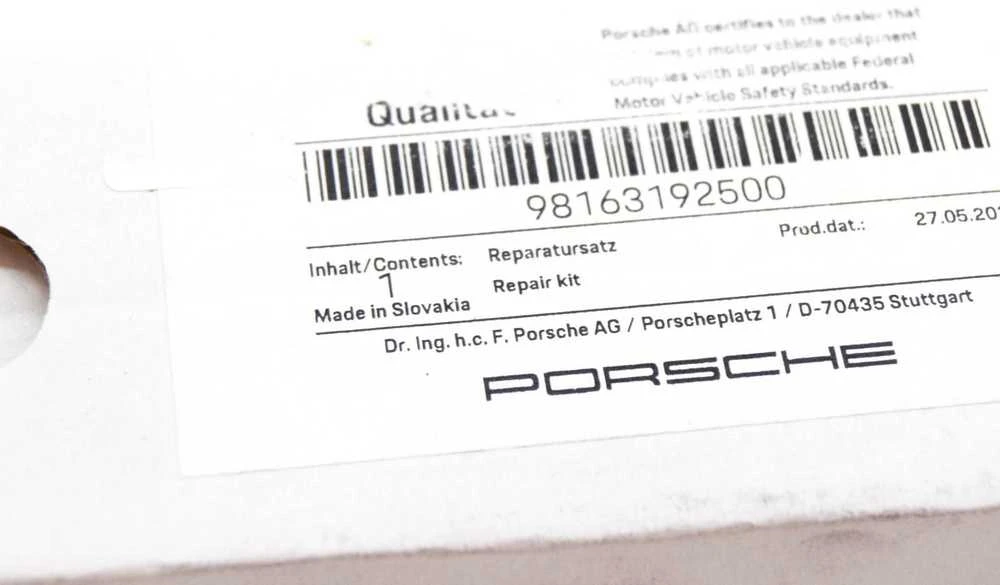 Porsche 718 Boxster Cayman Galvos Šviesos Skėčio Remonto Komplektas Originalus 98163192500