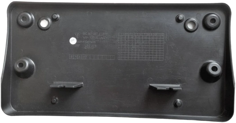 Porsche 911 992 Licence plate holder Matt 2019- Dikai Originalus 992807999JOK1
