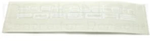 Porsche 911 993 Alarm Window Sticker Genuine 91170125000