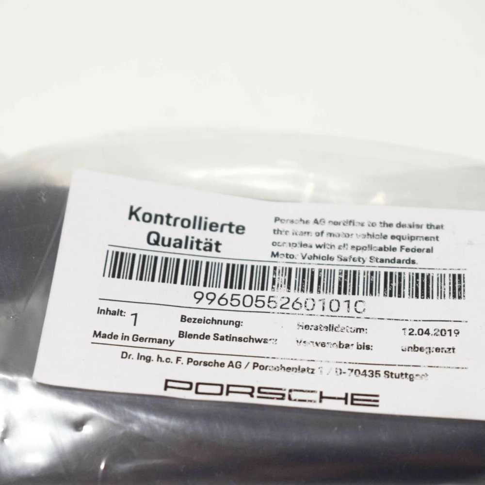 Porsche 911 996 Priekinis Bamperis Dešinysis Apatinis Apdailos 9965055260101C NAUJAS ORIGINALUS