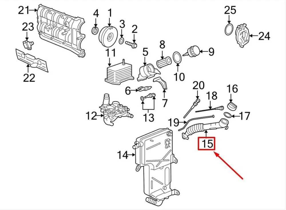 PORSCHE 911 996 Variklio Aliejaus Pildymo Vamzdis 99610715059 NAUJAS ORIGINALUS