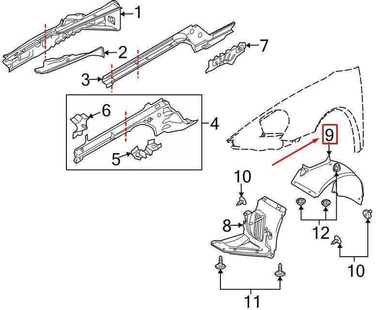 PORSCHE 911 997 Priekinis Dešinysis Sparnas Apdailos Galinė Dalys 99750420401 NAUJA ORIGINALI