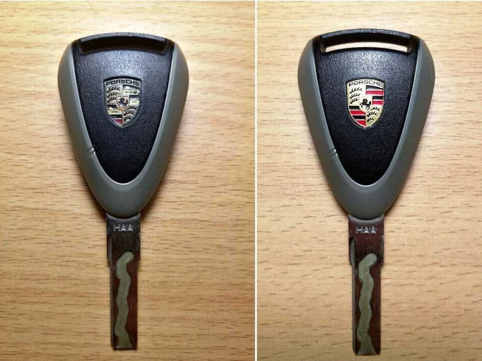 "Porsche 911 Cayenne Boxster" herbo emblema, skirta nuotolinio rakto galvutės pulteliui, originali