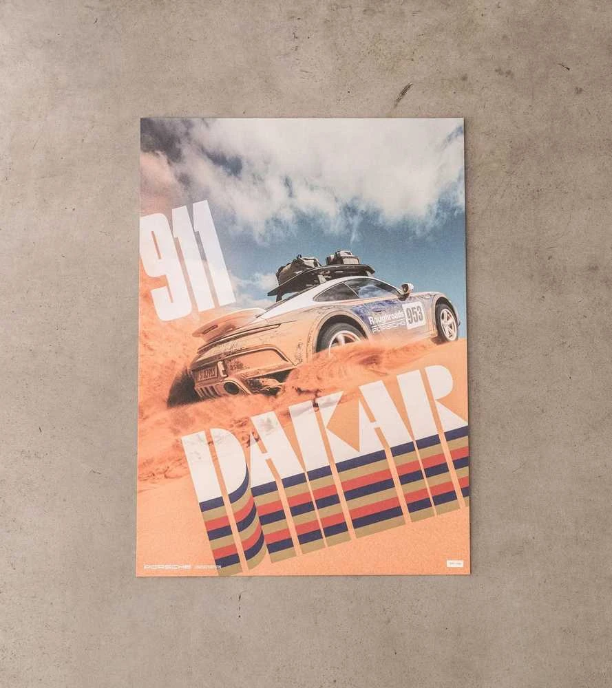 Porsche 911 Dakaro Plakatu Rinkinys Originalus WAP0925010PDKP