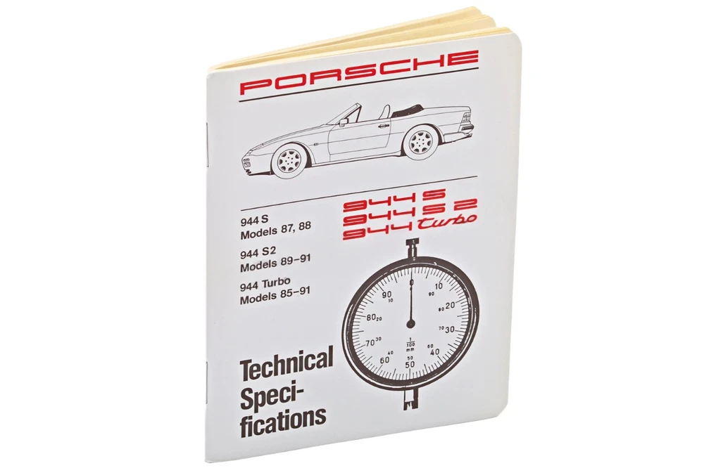 Porsche 944 S2 Techninis Literaturos Pockets Originalus WKD423520