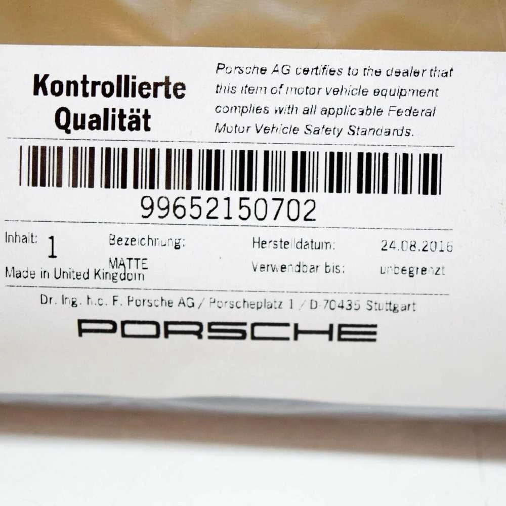 PORSCHE BOXSTER 986 Po sėdyne esanti kilimėlis 99652150702 NAUJAS ORIGINALUS