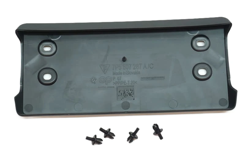 Porsche Cayenne 2010-2023 Valstybinės numerio plokštės laikiklis Satin Originalus 958701105059B9
