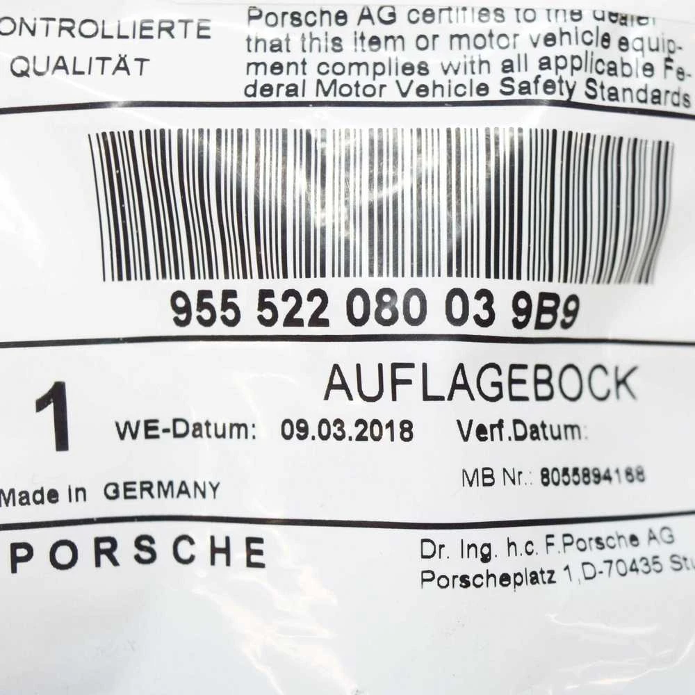 PORSCHE CAYENNE 9PA Galinės sėdynės atlošo atramos apdaila 955522080039B9 NAUJA ORIGINALI