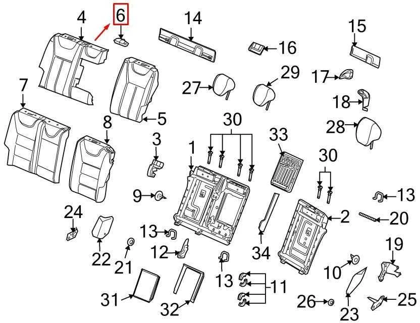 PORSCHE CAYENNE 9PA Galinės sėdynės atlošo pagalvėlės atramos apdaila 955522080036C6 NAUJA ORIGINALI