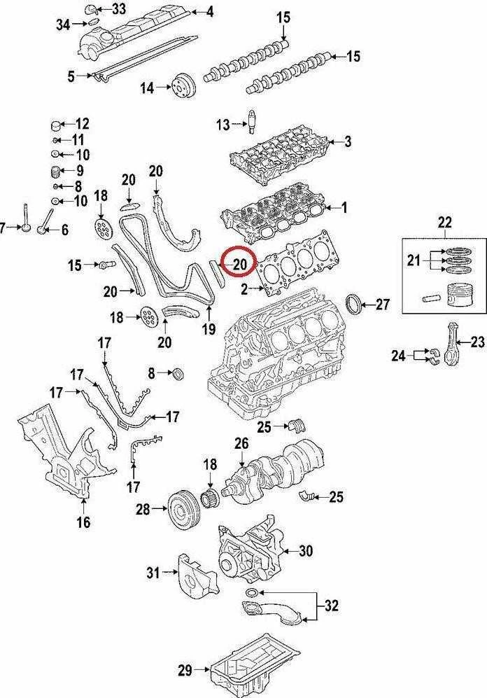 Porsche Cayenne 9PA Laiko grandinės vadovas 94810502302 4.5S NAUJAS ORIGINALUS