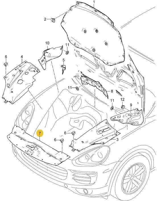 Porsche Cayenne E2 92 2011 2018 Juodas Satino Danga Originalus 958556806209B9