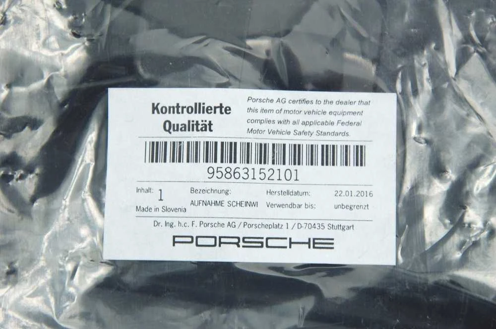 Porsche Cayenne priekinio žibinto laikiklis kairėje 2015-2017 m. Originalus 95863152101