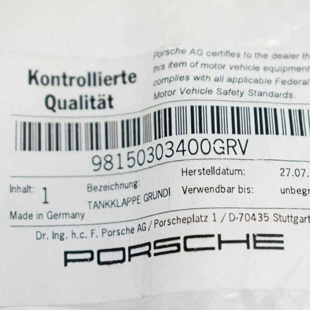Porsche Cayman 981 Kurovo dangtelis 98150303400 GRV NAUJAS