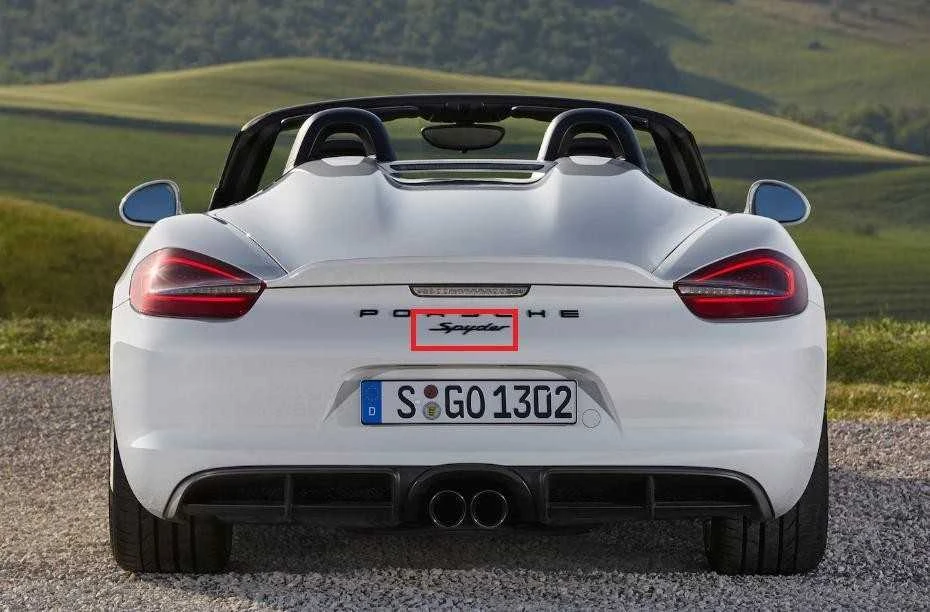 Porsche Cayman Boxster galinė emblema Originali 98755923903