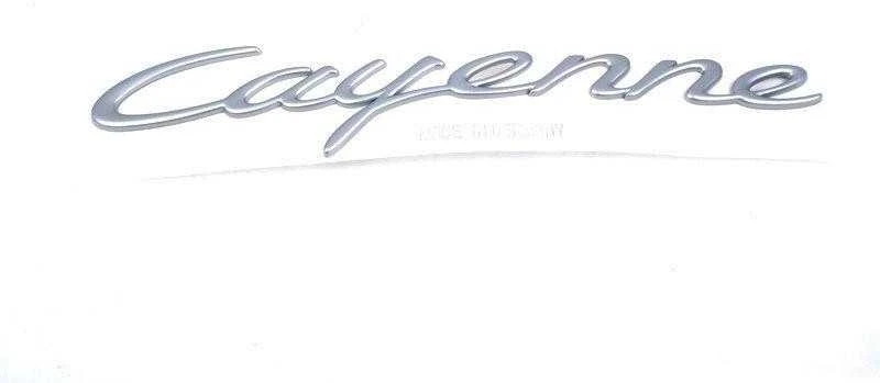 Porsche Cayman Boxster Logo Satin Aliuminis 2005 2006 Originalus 955559038014W9