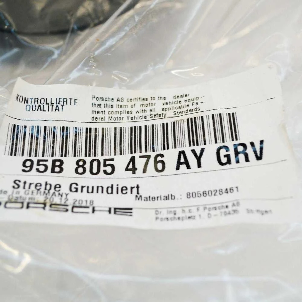 Porsche Cayman Boxster Strut Prime coated 2005 2006 2007 Originalus 95B805476AYGRV