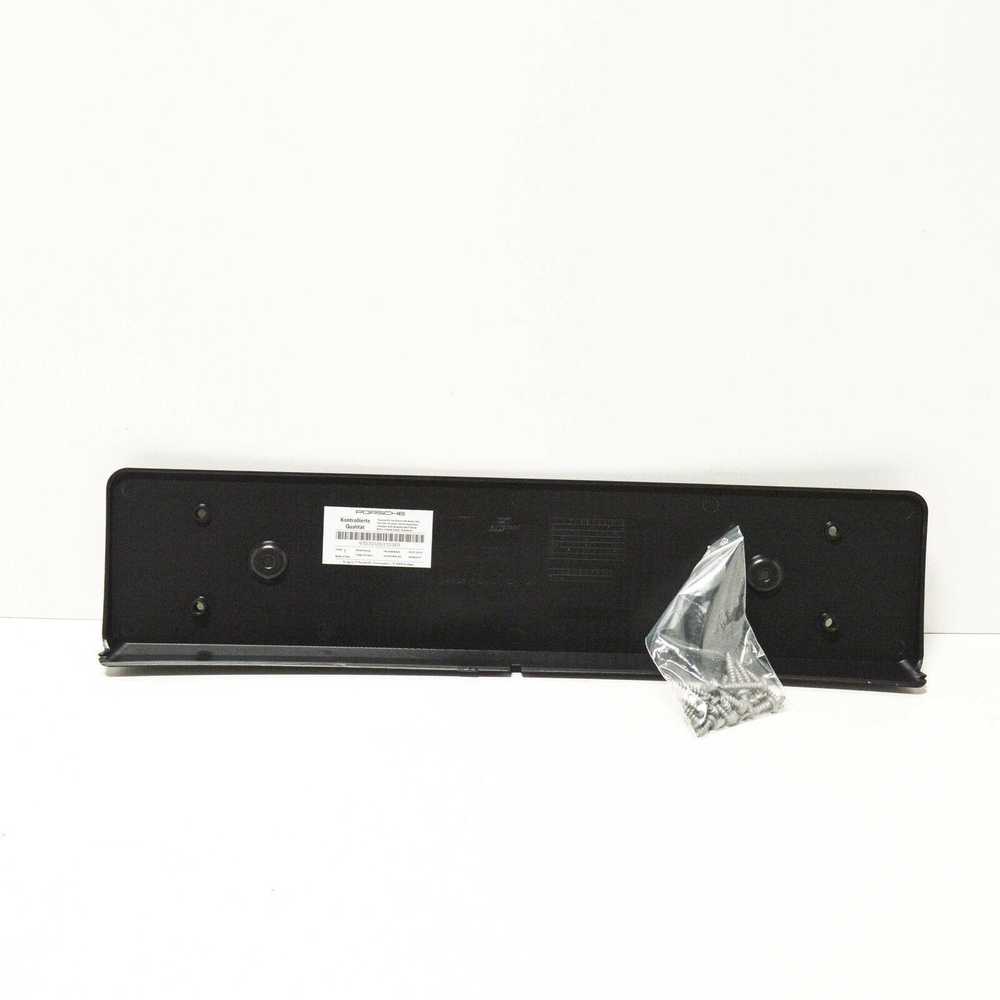 Porsche Cayman Licence plate holder Juodas 2005 2012 Originalus 970701051101E0