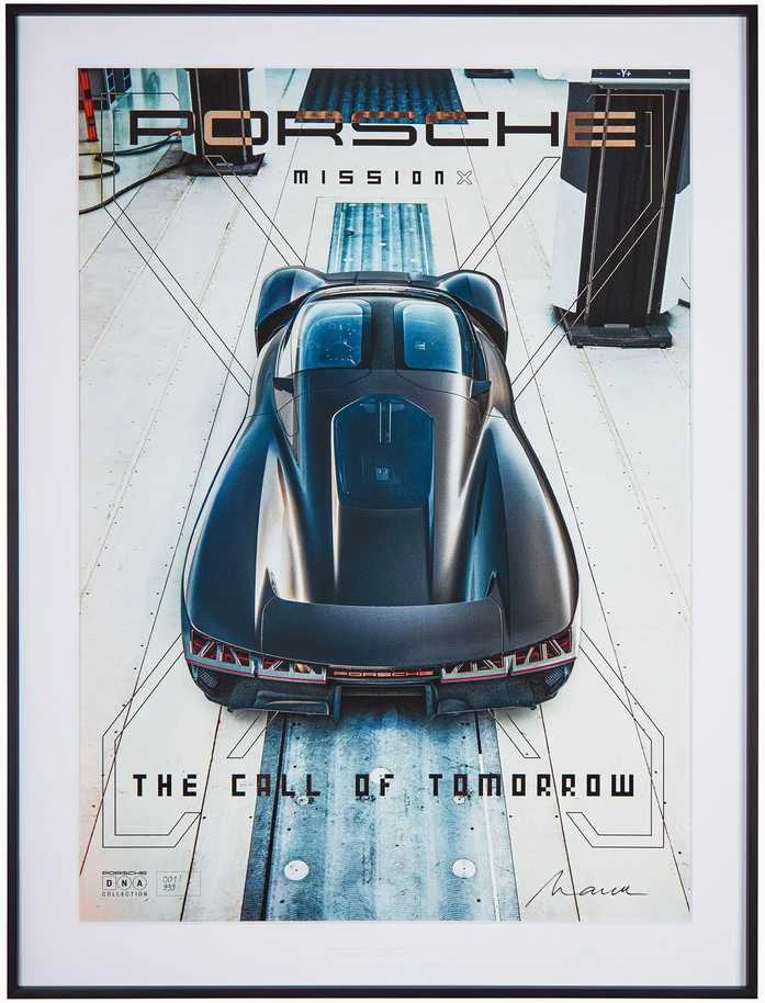 PORSCHE galerijos atspaudas Nr. 1 – Misija X hiperautomobilis – ribotas leidimas