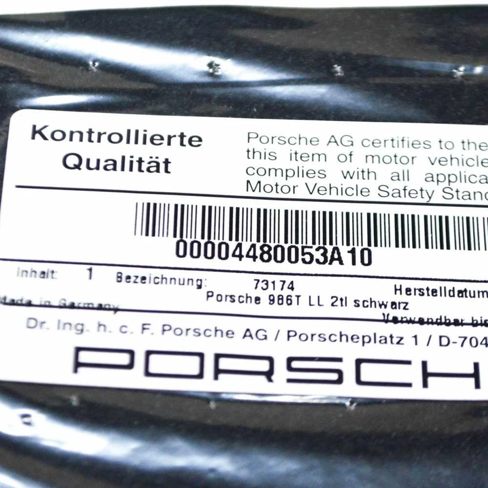 PORSCHE Grindų kilimėlių rinkinys - juodas 00004480053A10