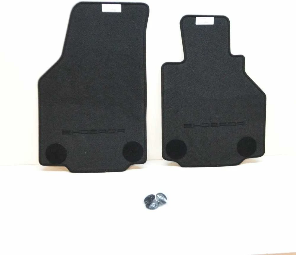 PORSCHE Grindų kilimėlių rinkinys - juodas 00004480053A10